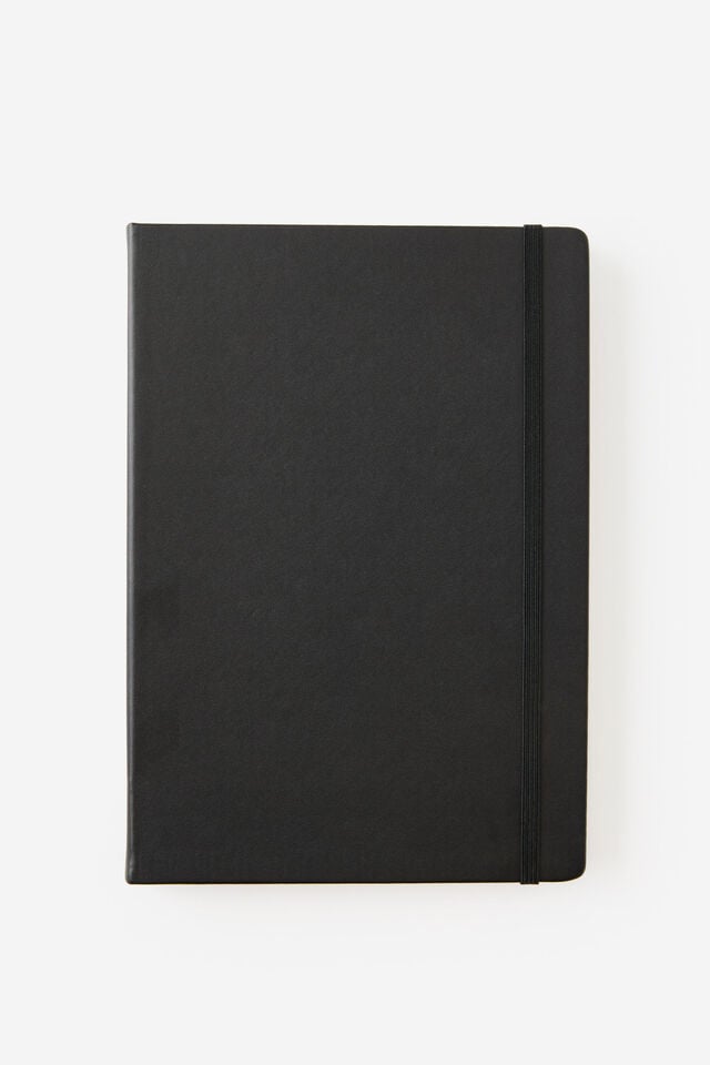 Metro B5 Hard Dot Notebook, Black