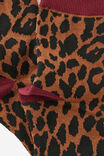 Mid Crew Socks, LEOPARD YDG - alternate image 3