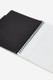 A5 Spiralbound Subject Notebook, MINTY GRID - example image 3