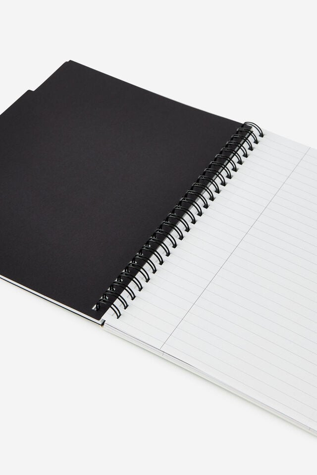 A5 Spiralbound Subject Notebook, MINTY GRID