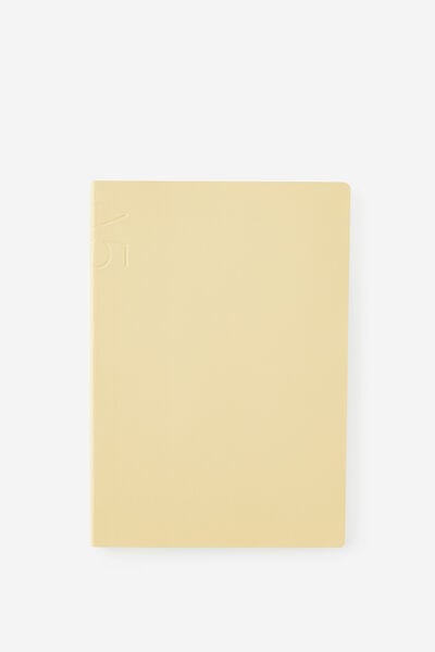 A5 Soft Cover Lined Notebook, LIMONCELLO