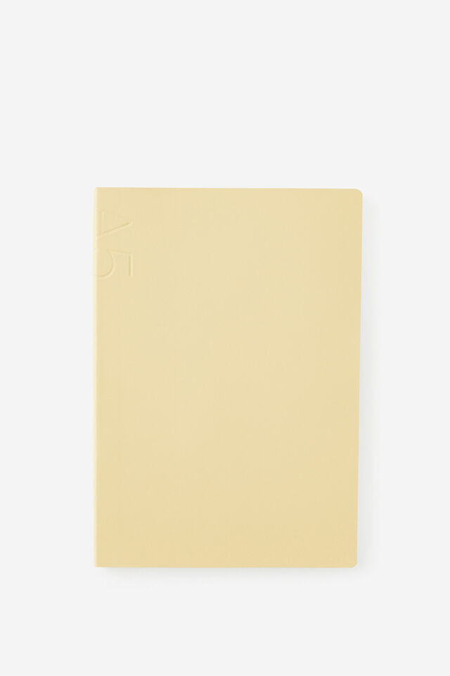 A5 Soft Cover Lined Notebook, LIMONCELLO
