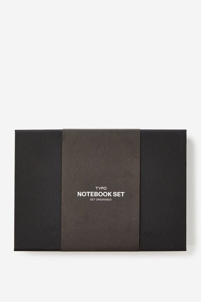 Notebook Gift Set, BLACK