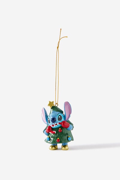 Collab Resin Christmas Ornament, LCN DIS STITCH CHRISTMAS TREE