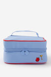 3 Fold Hanging Cosmetic Case, NYC/CORNFLOWER - alternate image 1