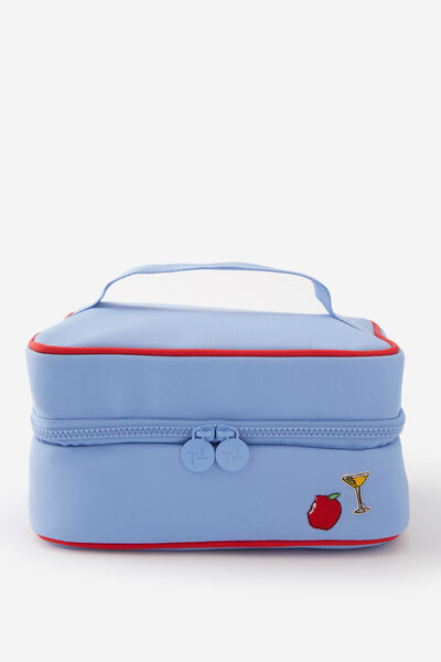 3 Fold Hanging Cosmetic Case, NYC/CORNFLOWER