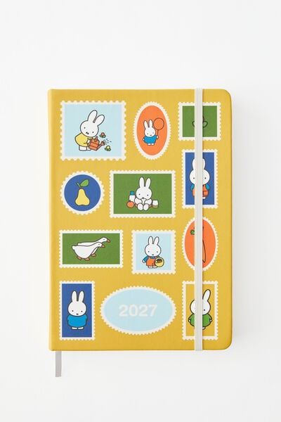 2027 Collector A5 Weekly Hard Cover Diary, LCN MIFFY STAMPS