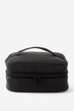 3 Fold Hanging Cos Case Pu, BLACK - example image 1