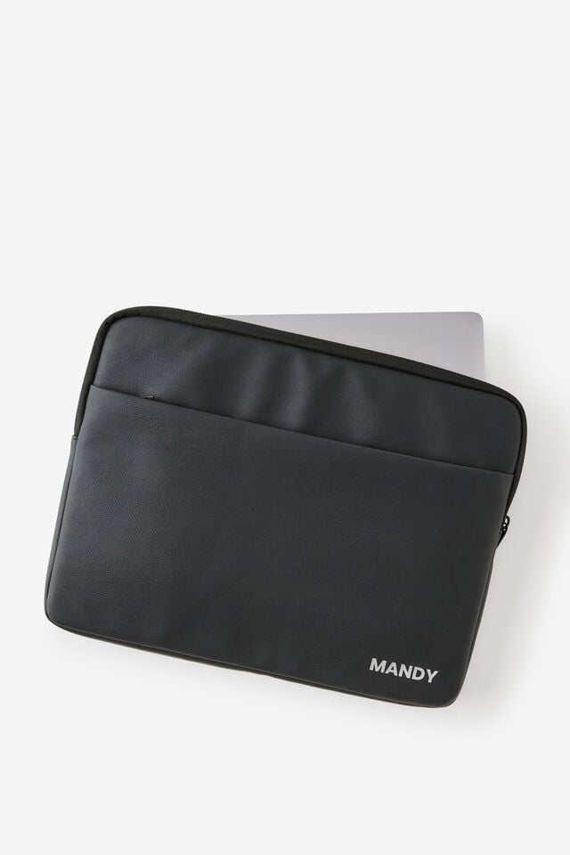 Personalised Pro 16 Inch Laptop Case, BLACK