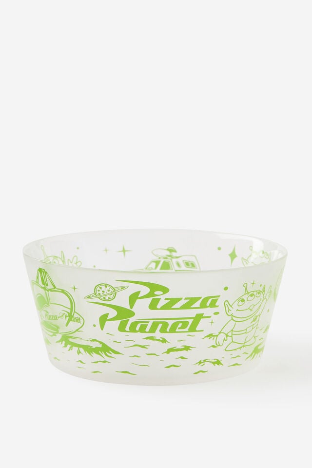 Toy Story Glass Bowl, LCN DIS TOY STORY PIZZA PLANET ALIENS