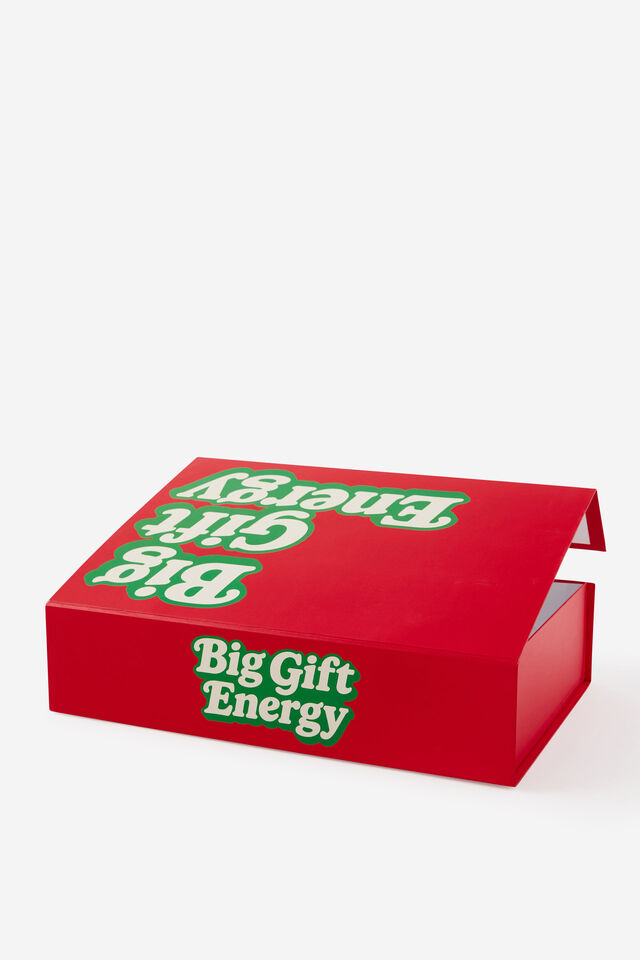 Large Magnetic Flat Pack Box, BIG GIFT ENERGY