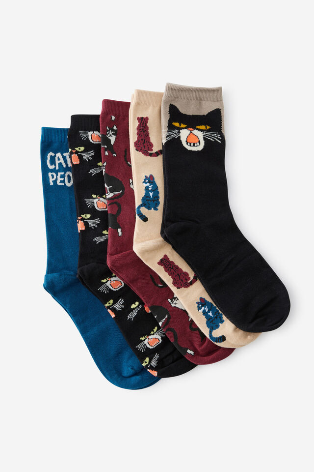 Box Of Socks, CAT LOVERS (M/L)