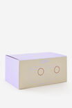 Bulbous Set Of 2 Tumblers, GINGERBREAD / ORCHID - example image 3