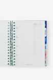 2027 A5 Weekly Bright Days Diary, ESPRESSO POLKA - example image 4