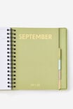 2026 Goals Weekly Planner, Bay Leaf Ditsy Frog - alternate image 4
