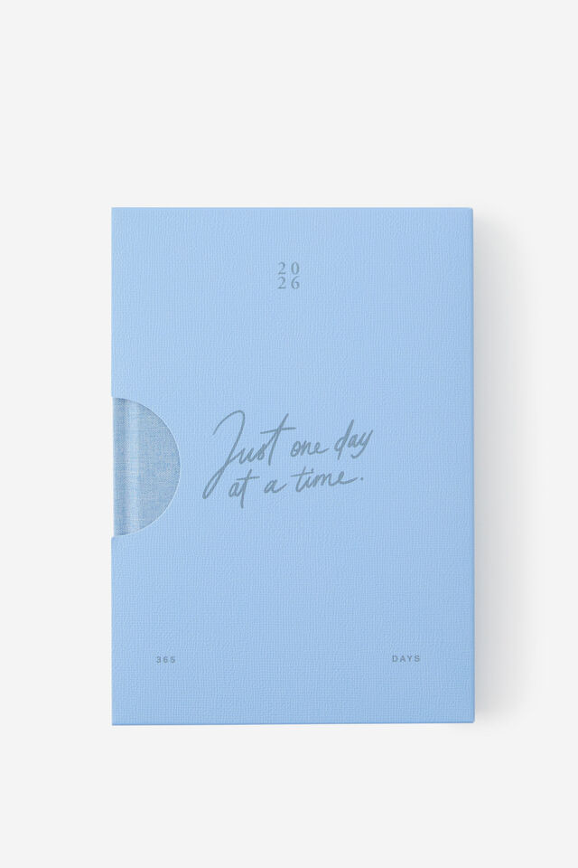 2026 Loft A5 Daily Diary, Denim Blue One Day