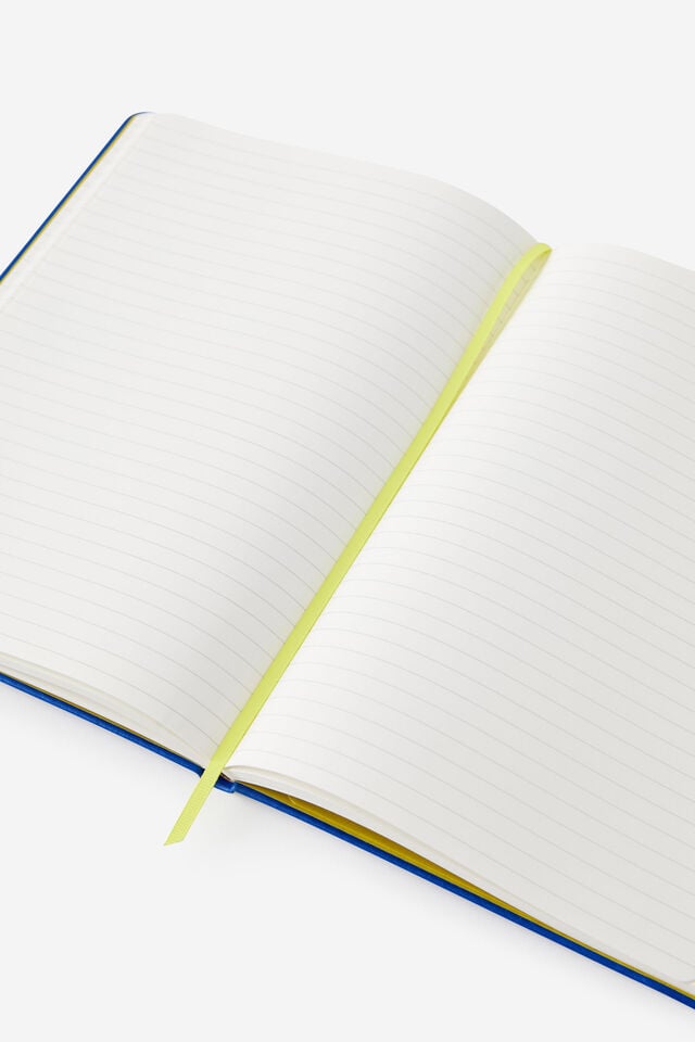 B5 Hard Lined Notetaker Notebook, OCEANA WASABI