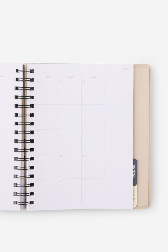 2026 Goals Weekly Planner, Diffusion Chai