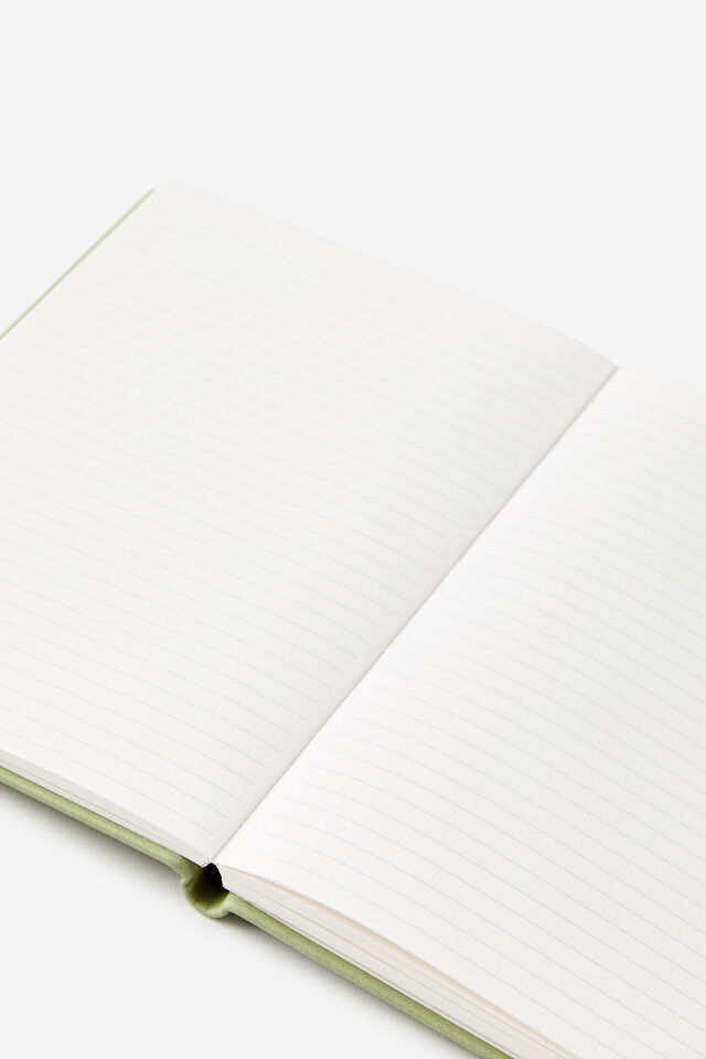 Metro A5 Hard Lined Notebook, Chai