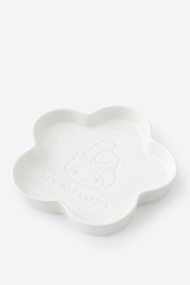 Collab Shaped Sauce Dish, LCN SAN HELLO KITTY MY MELODY