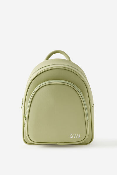 Personalised Pro Mini Backpack, BAY LEAF