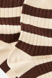 Mid Crew Socks, GEINIE STRIPE ECRU - alternate image 3
