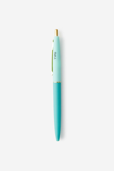 Essential Colour Block Pen, MINT MOSS