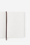 A5 Soft Lined Notetaker Notebook, ESPRESSO - example image 2