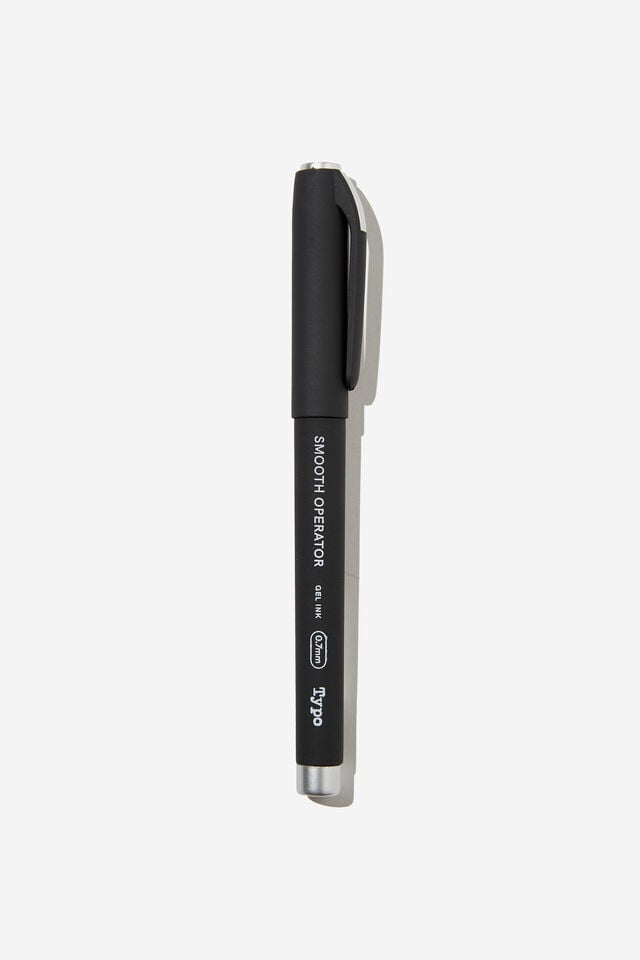 Smooth Operator Gel Pen, BLACK