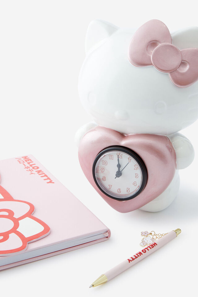 Collab Desk Clock, LCN SAN HELLO KITTY HEART