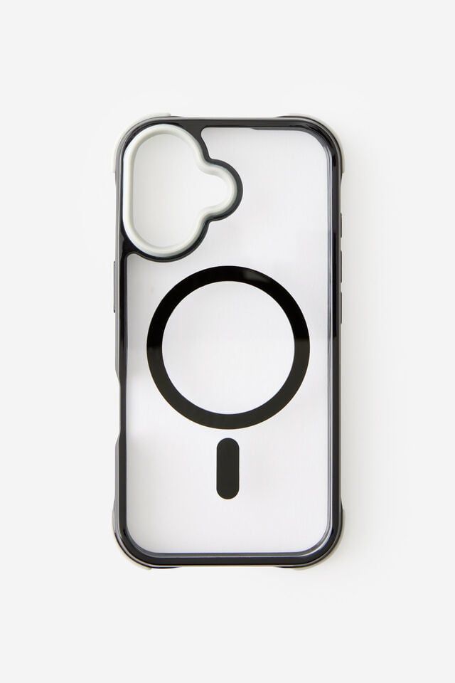 Active Shockproof Case Iphone 16, BLACK/CONCRETE