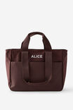 Personalised Essential Tote Bag, ESPRESSO - example image 1