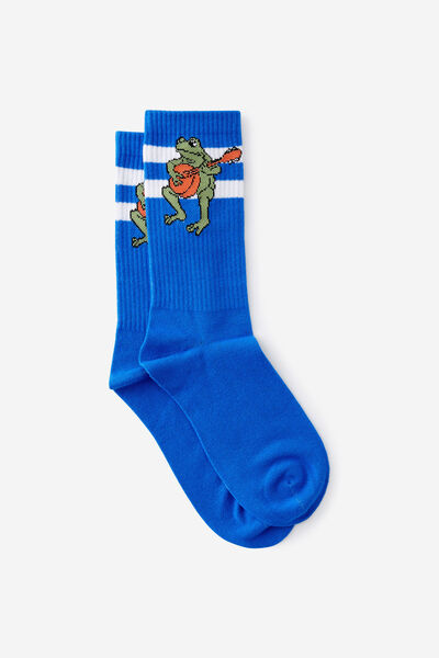 Socks, FROG PLAYING A UKULELE