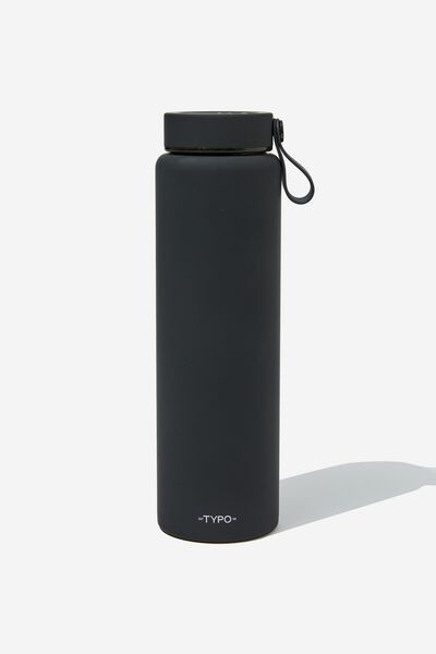 On The Move 1L Drink Bottle 2.0, BLACK
