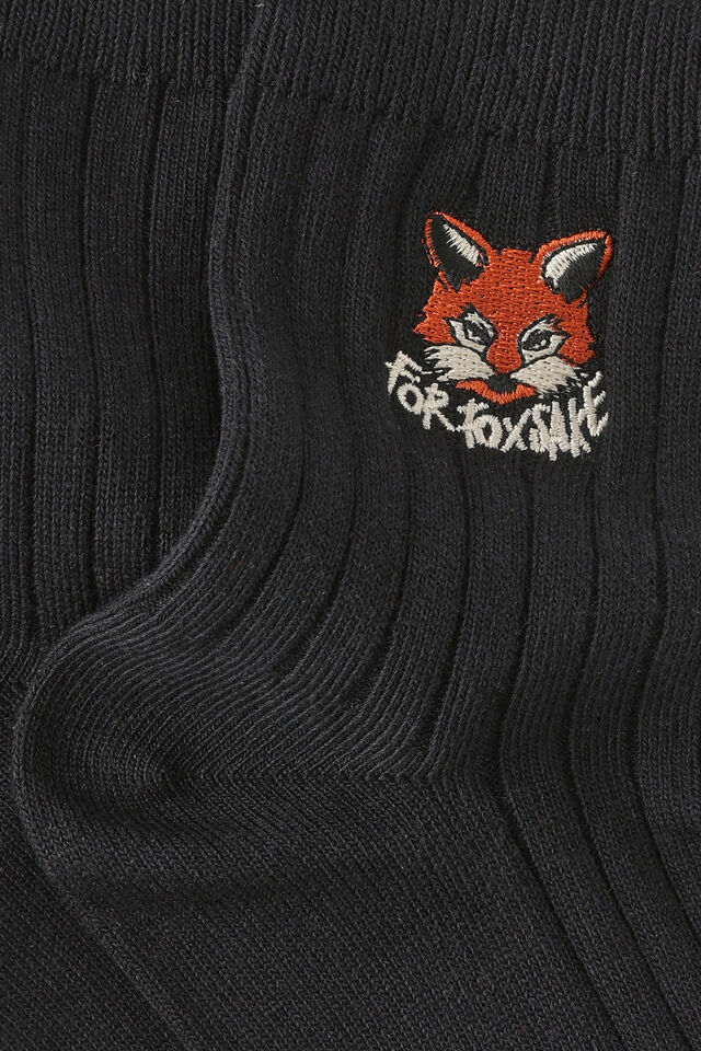 Mid Crew Socks, FOR FOX SAKE