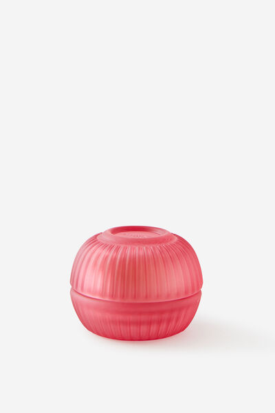 Mini Stackers Glass Tea Light Candle, PETAL DRIFT BLUSH RIBBED
