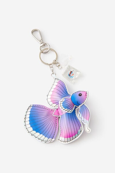 Bag Charm, SIAMESE FIGHTING FISH