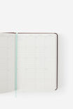 2027 B6 Daily On Schedule Diary, ESPRESSO/MINTY - example image 3
