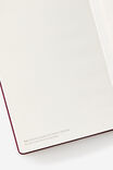 Metro A5 Hard Lined Notebook, Ditsy Pansy Pink Clay - alternate image 4