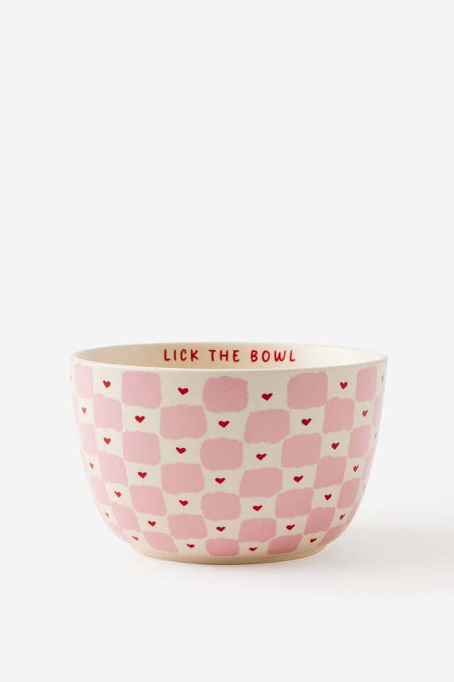 Feel Good Bowl, CHECKERBOARD HEARTS