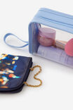 Clear Carry On Duo Case, BOKEH/CORNFLOWER - alternate image 2