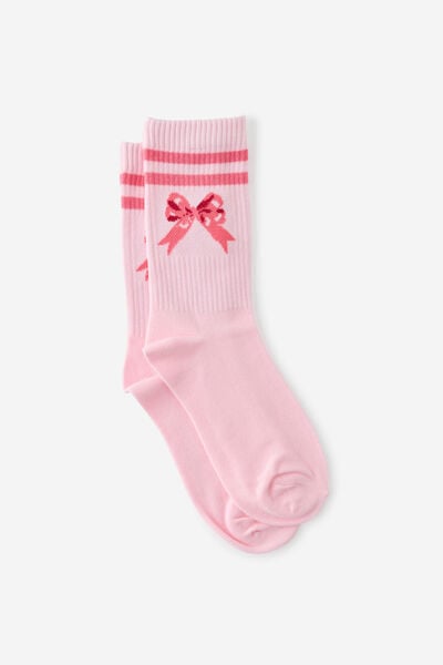 Socks, STRIPE BOW