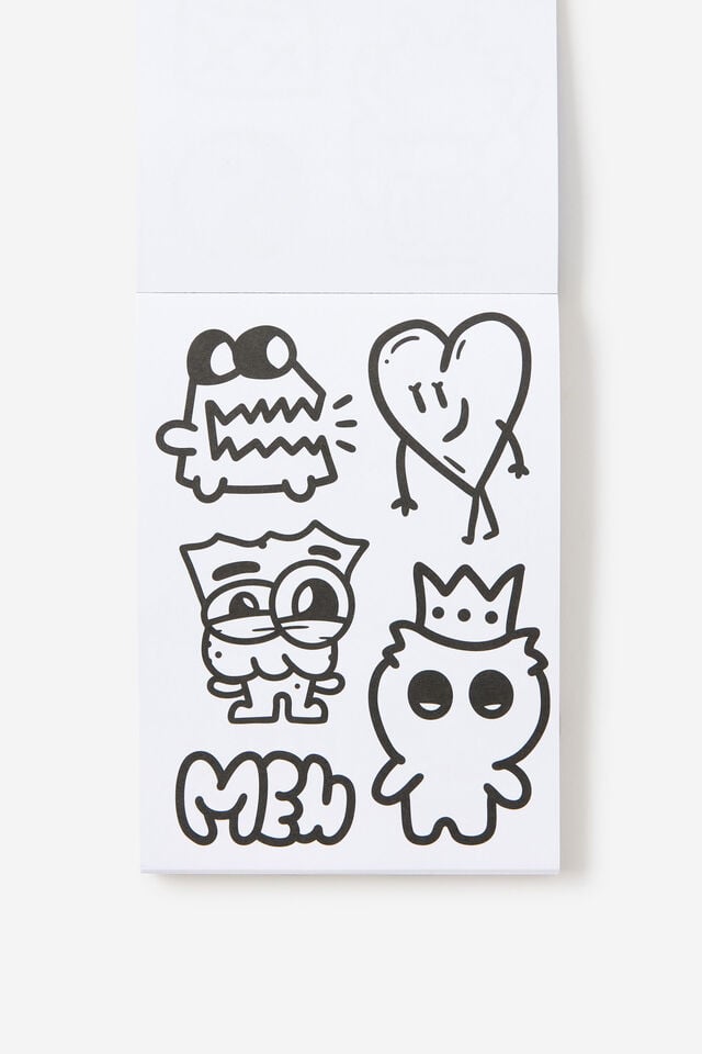 Lcn Mini Colouring Pad, LCN DOO DOODLE BOY COLOURED