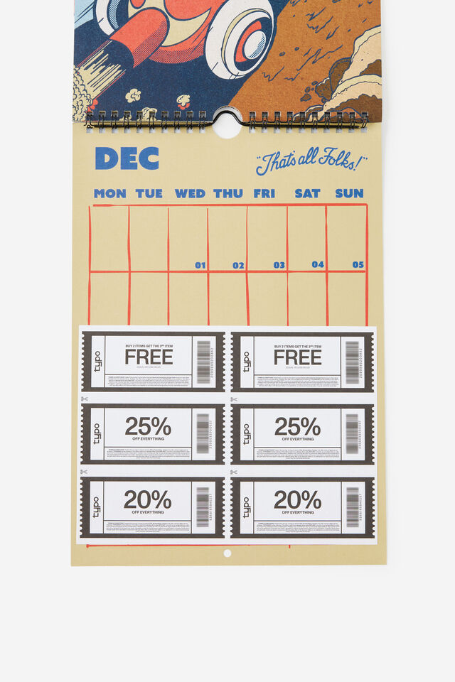 2027 Get A Date Wall Calendar, LCN WB LOONEY TUNES V2