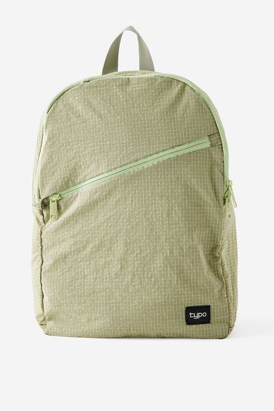 Packable Daypack, SAGE CHECK