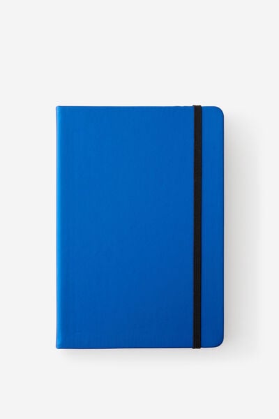A5 Premium Buffalo Journal, BLUE METALLIC SAPHIRE