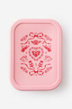 Fill Me Up Silicone Container 1.3L, VINTAGE LACE / STRAWBERRY MILK - alternate image 3