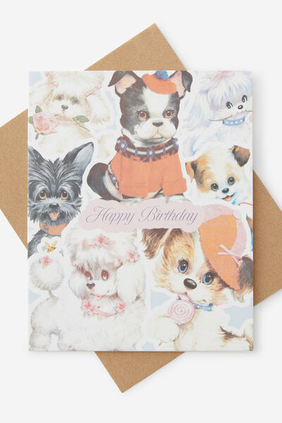 Nice Birthday Card, DOGS