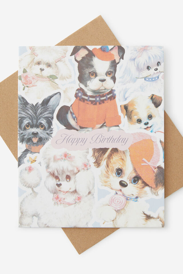 Nice Birthday Card, DOGS