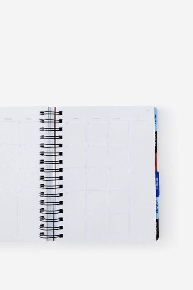 26/27 Daily Planner, BLACK